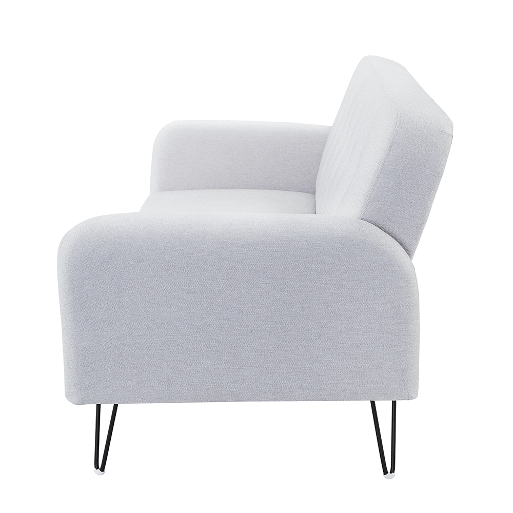 Canapea extensibilă, gri deschis, PULSA - imagine 5