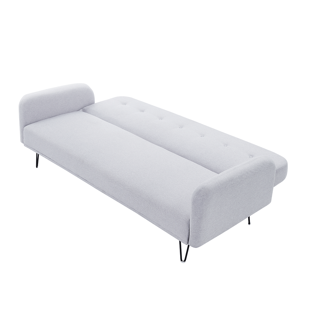 Canapea extensibilă, gri deschis, PULSA - imagine 4