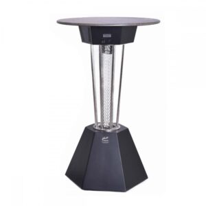 Baza de masa terasa inalta de bar cu incalzitor electric RESTO HIGH 2 in 1