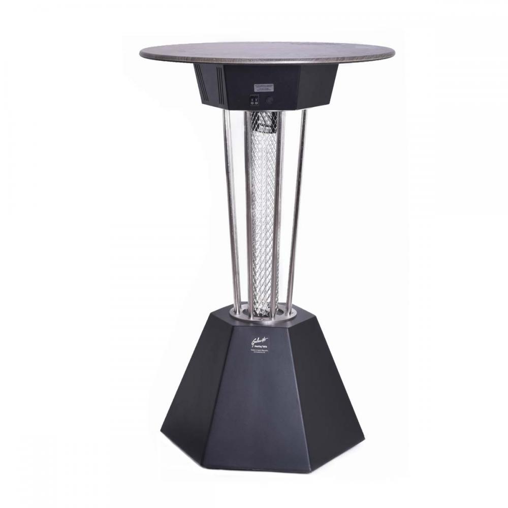 Baza de masa terasa inalta de bar cu incalzitor electric RESTO HIGH 2 in 1