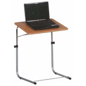 Măsuţă pentru notebook, fag, argintiu, LYON