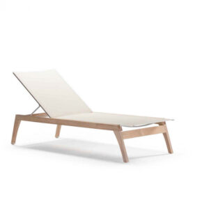 Sezlonguri teak inox FLORES