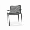 Scaune exterior metalice cu brate ALA