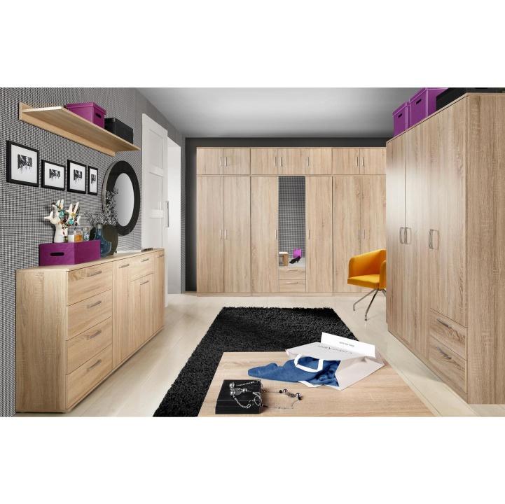 Dulap cu bară pentru umeraşe, stejar sonoma, NOKO-SINGA 80