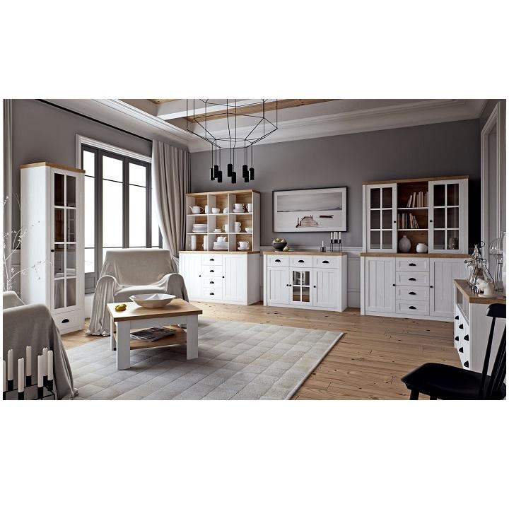 Comodă K3D, pin Andersen/stejar lefkas, PROVANCE