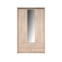 Dulap cu oglindă 3D4S, stejar sonoma, NORTY TYP 1
