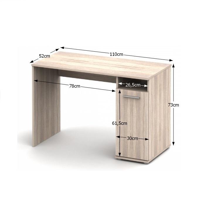 Masă PC, stejar sonoma, NOKO-SINGA 21