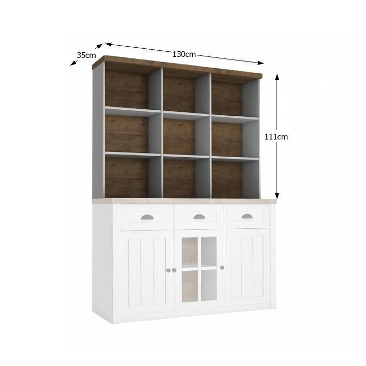 Extensie pentru comodă, pin Andersen/stejar lefkas, PROVANCE