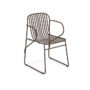 Scaune exterior metalice cu brate RIVIERA