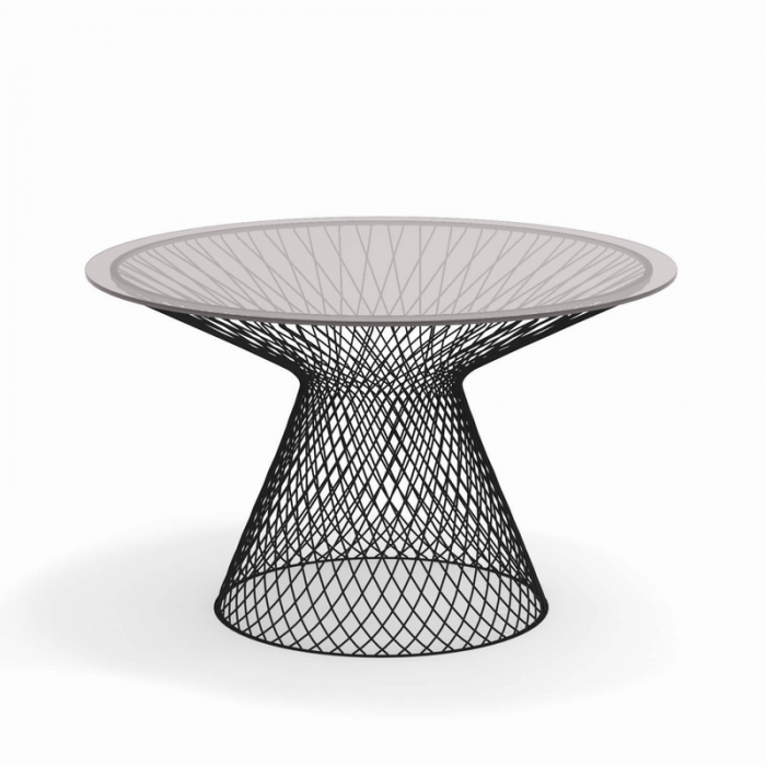 Mese exterior structura metalica blat sticla HEAVEN