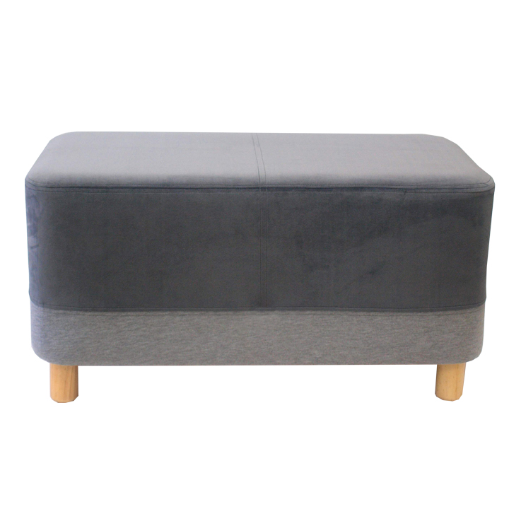 Taburet, gri/natural, MONK