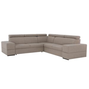 Colţar extensibil, cappuccino, dreaptă, MONAKO