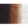 Covor de lux din piele, alb/maro/negru, patchwork, 200x300, KOŽA TYP 7