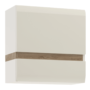 Dulap suspendabil, alb extra luciu ridica HG/stejar sonoma închis la culoare truflu, LYNATET TYP 66