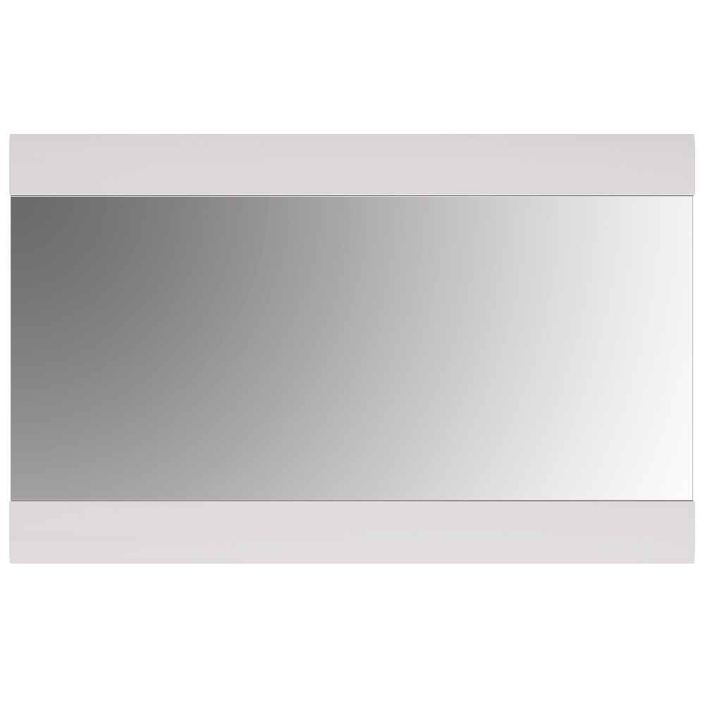 Oglindă mică, alb extra luciu ridicat HG, LYNATET TYP 122