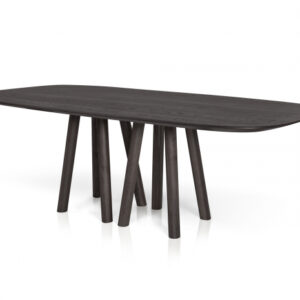 Mese din lemn baza cu 8 picioare blat oval MOS-I-KO 001 E