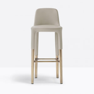 Scaune de bar tapitate pe structura metalica ESTER 698