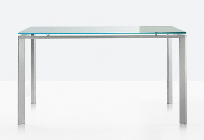 Mese cadru otel LOGICO TL glass