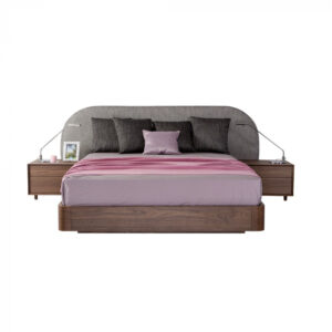 Paturi lemn cu tablie tapitata ORORA 120