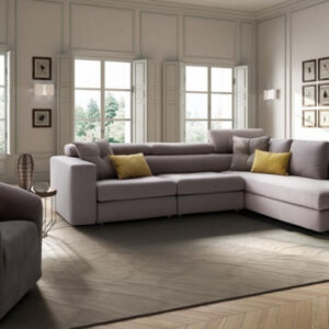 Coltare modulare cu tetiere mobile si sezut extensibil PALOMA