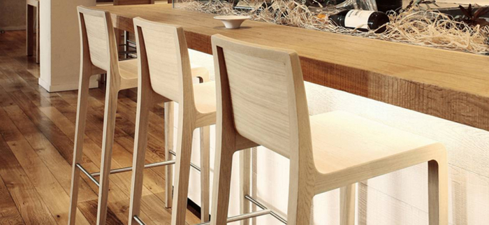 Scaune de bar cadru lemn stejar YOUNG 426