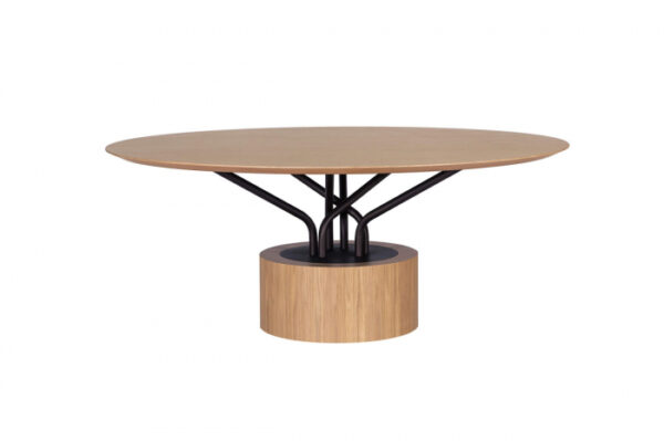 Mese lemn structura metalica WOOD-OO 001