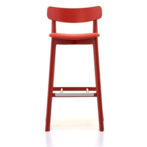 Scaun de bar cu sezut tapitat din fag BABAR 2452 SG