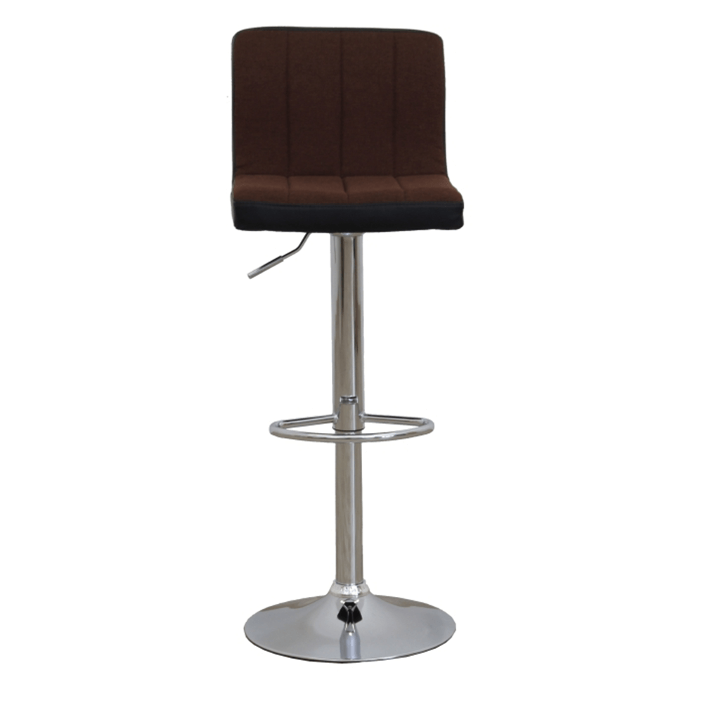 Scaun de bar, maro/negru, HILDA