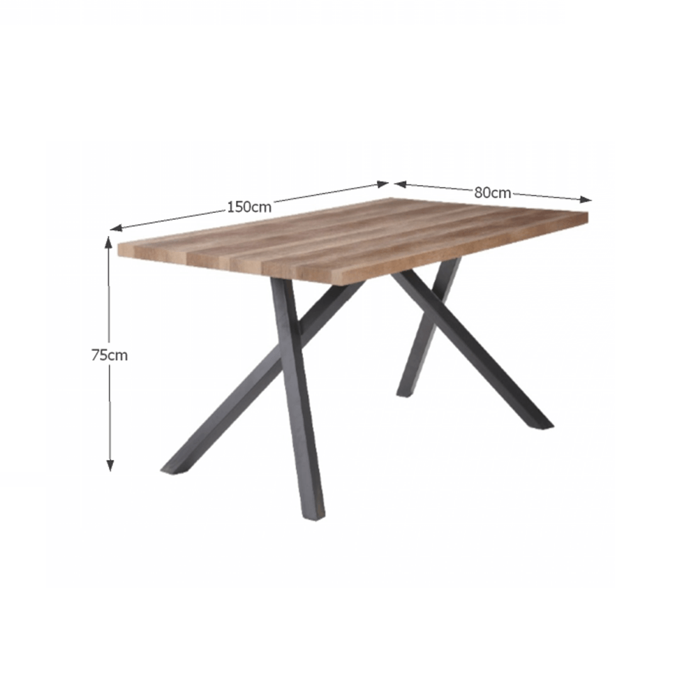 Masa de bucătărie, prun deschis/negru, GURDUN