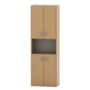 Dulap cu rafturi şi uşi, fag, TEMPO ASISTENT NEW 003