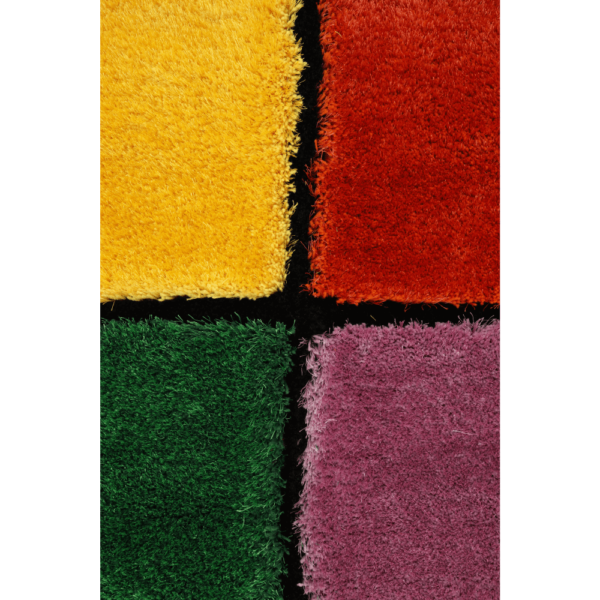 Covor, roşu/verde/galben/violet, 100x140, LUDVIG TYP 4