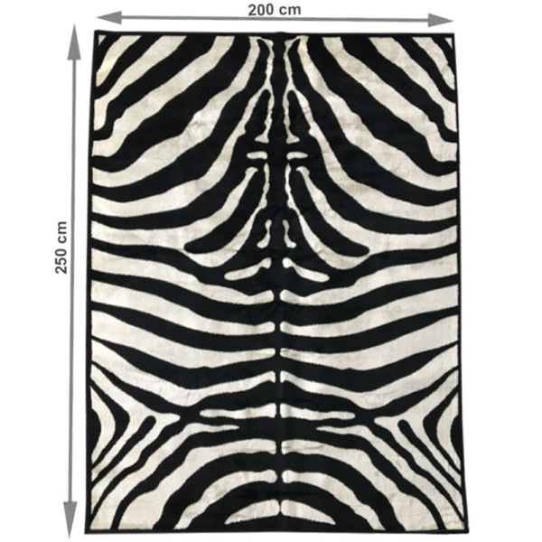 Covor 200x250 cm, model zebră, ARWEN