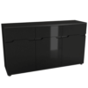 Scrin, negru/negru luciu extra ridicat, ADONIS ASK7