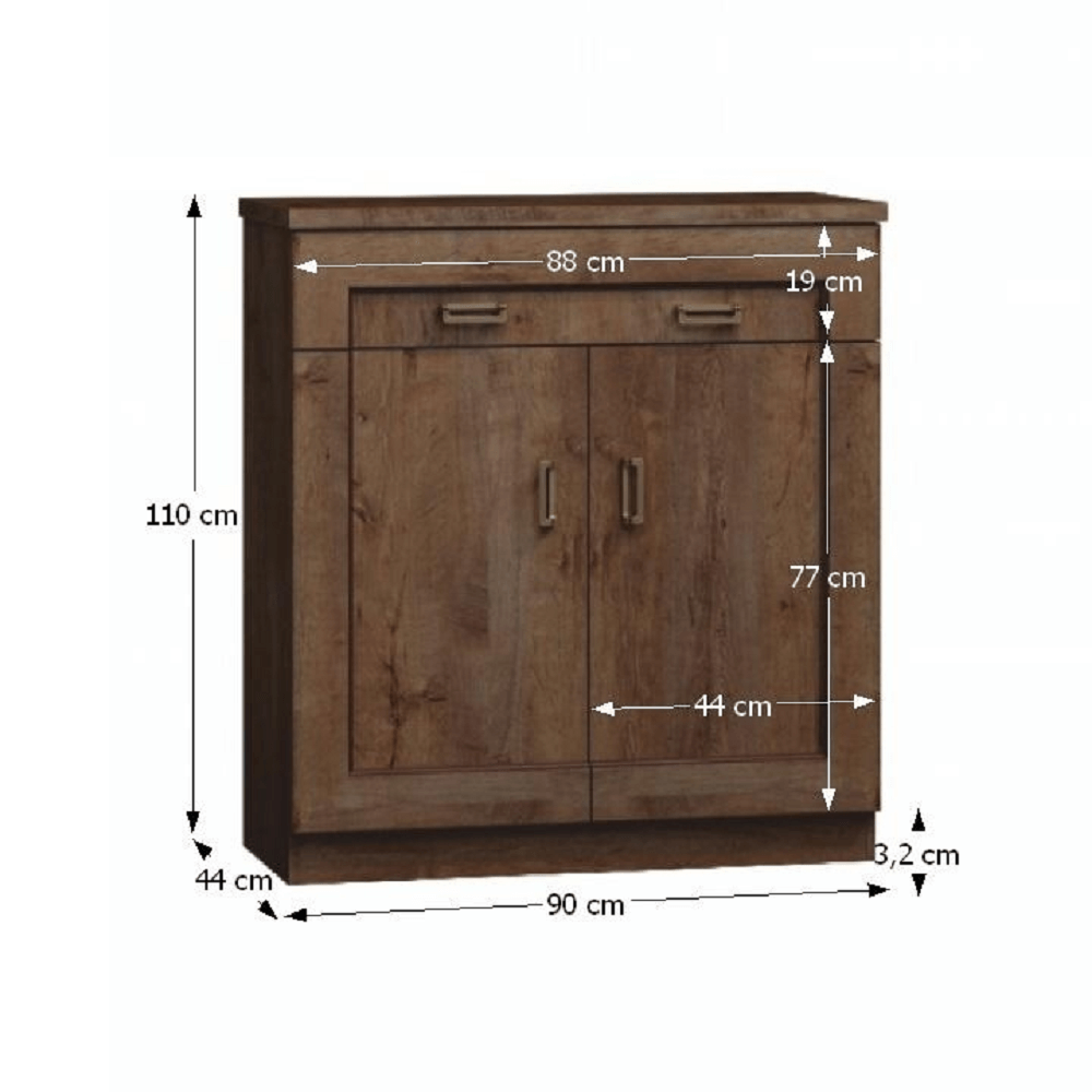 Comodă, stejar lefkas, TEDY Typ T2