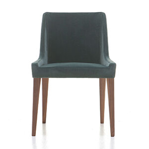 Scaun tapitat structura lemn de nuc Noss 1581 B91F Nocce