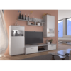 Mobilier living, alb/beton deschis, BREAK