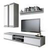 Mobilier living, alb/gri, REGIA