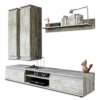 Mobilier living, pin canyon/gri, REGIA