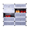 Organizator de pantofi, din plastic / metal, negru, BEKIM TYP 2