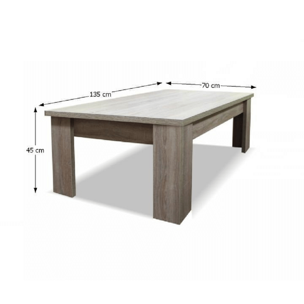 Măsuţă de cafea, stejar sonoma, PANAMA Typ 14