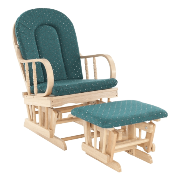 Fotoliu relaxant, material lemn de fag verde, RELAX GLIDER 87107