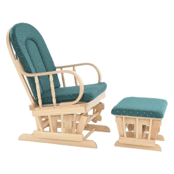 Fotoliu relaxant, material lemn de fag verde, RELAX GLIDER 87107