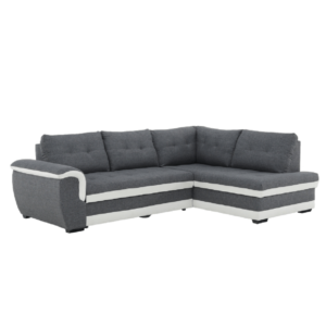 Colţar extensibil, gri/cream, dreapta, RUBA