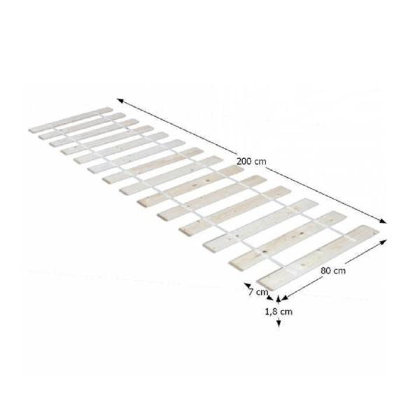 Suport pentru saltea rulat, 80x200 cm, PLAZA