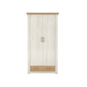 Dulap cu două uşi şi sertar, pin nordic/stejar piatră, ARMOND TYP 2