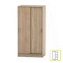 Dulap, stejar sonoma, BETTY 4 BE04-002-00