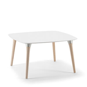 Masa joasa cadru lemn fag si blat din HPL 69 x 69 cm Spring 1655 T01