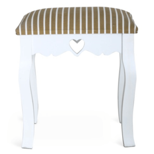 Taburet, alb/model dungat, WAGNER 1