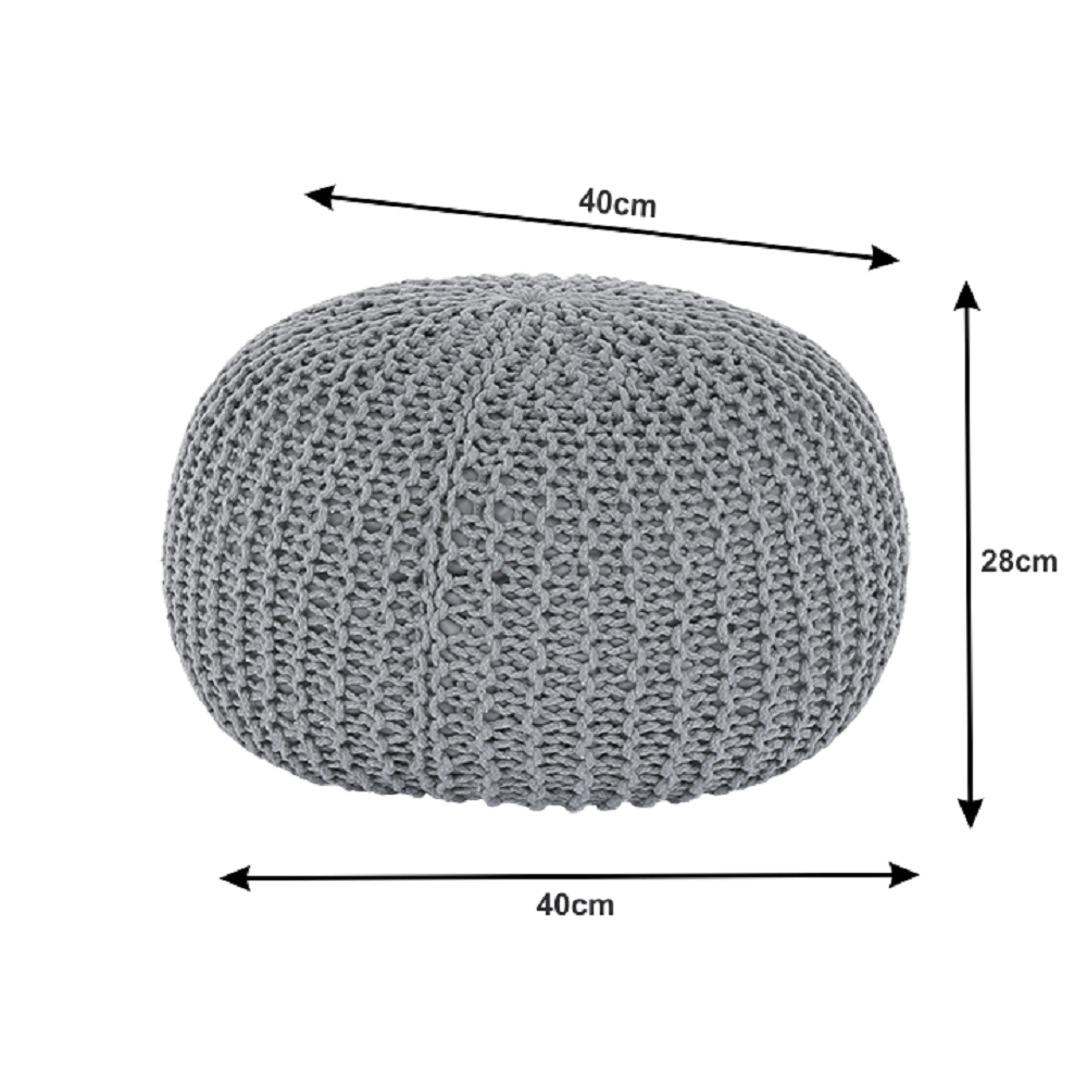 Taburet, bumbac gri, TAMAN TYP 2