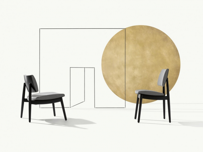 Fotolii tapitate structura lemn TO-KYO 541